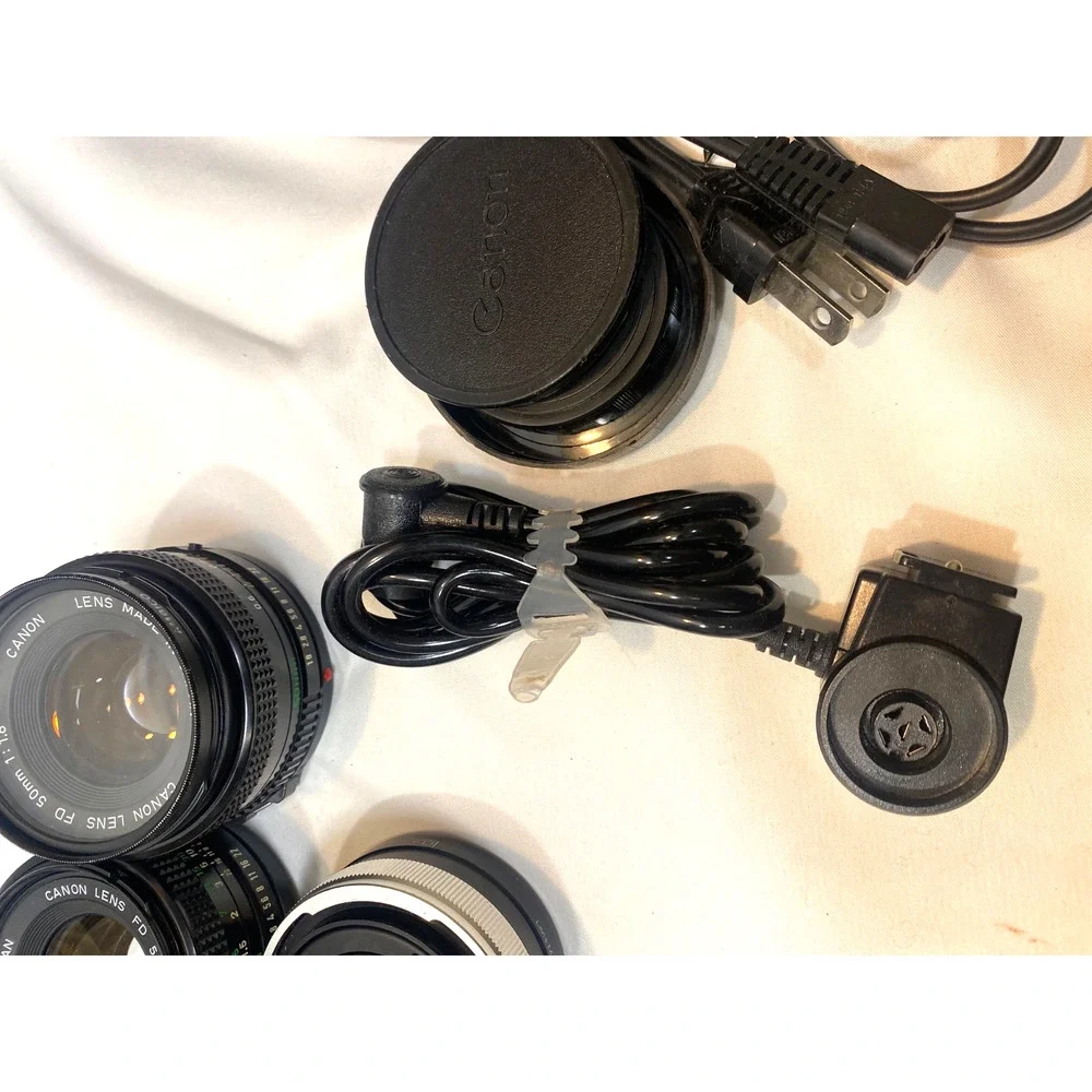 Lot of Vintage Camera Lenses Filters Cameras and Accessories